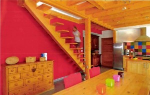 escalier maison bois