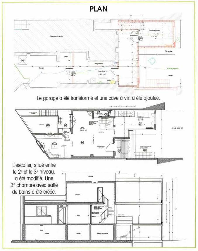 plan maison bois