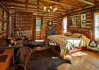 intérieur d'une maison en bois