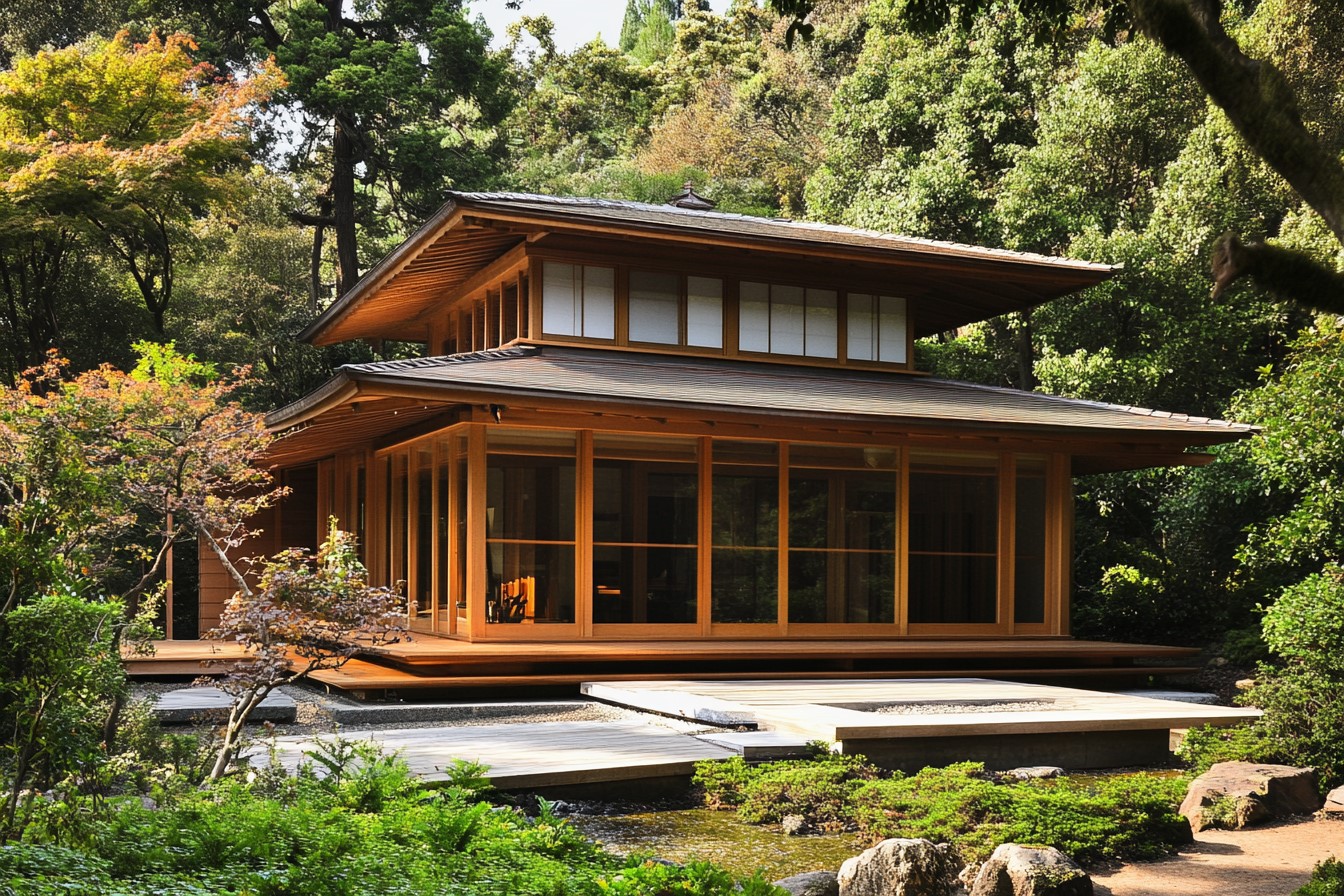 Maison en bois de style japonais Maison en bois de style japonais