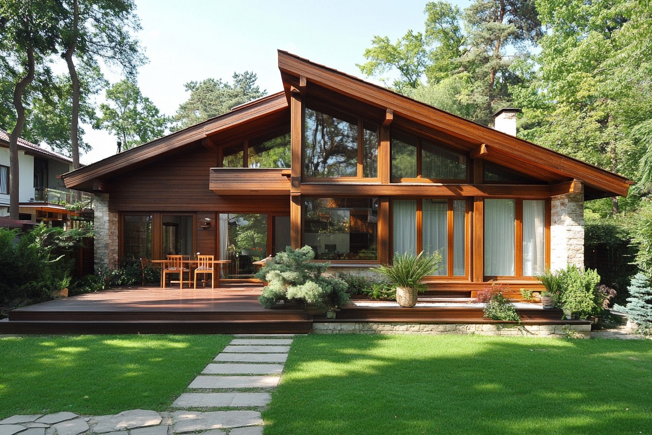 Maison en bois moderne Maison en bois moderne